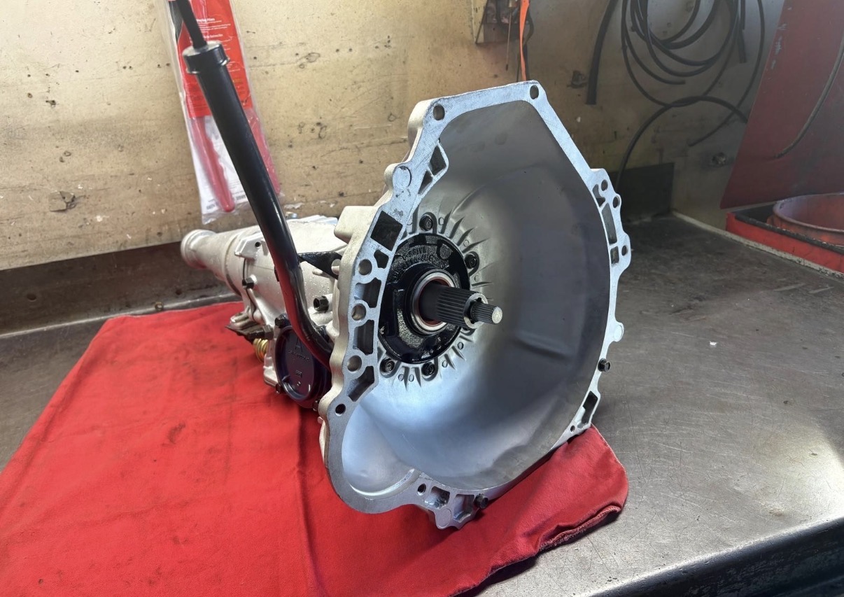 Transmission rebuild on the workbench at Canal Transmissions